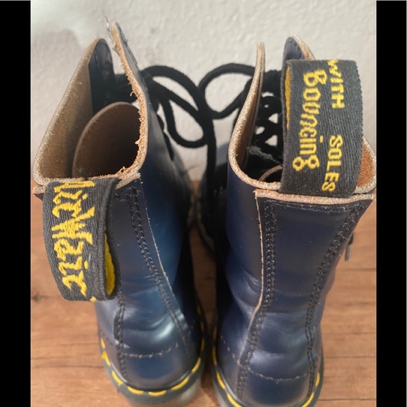Vintage 1919 Doc Martens steel toe 10 eyelet boots size 6 - Picture 5 of 11